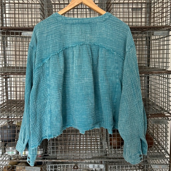 Boho gauze Top by Mustard Seed - Picture 2 of 5